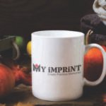 My imprint 11 oz mug wrap around white