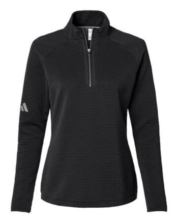Adidas-Women's Spacer Quarter-Zip Pullover-A589